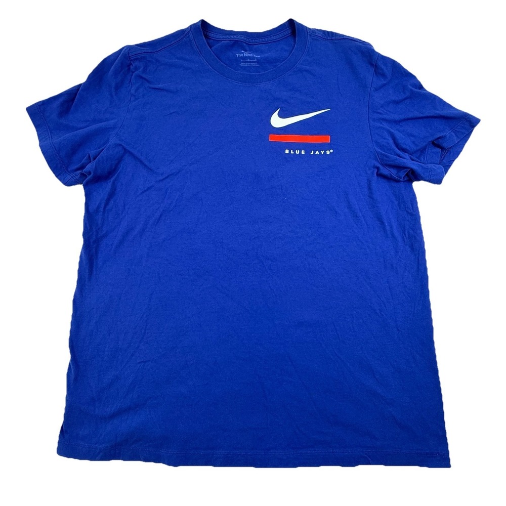 Toronto Blue Jays Nike Over the Shoulder T-Shirt Royal Blue Mens Large MLB